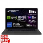 ASUS ROG Zephyrus G16 GU603VI(Core i9-13900H/32GB/SSD 1TB/光学ドライブなし/Windows 11 Pro/Officeなし/16-inch/エクリプスグレー/GeForce RTX 4070/GDDR6 8GB)