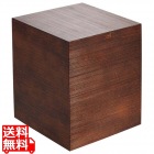木製 千筋キューブ 茶 200×200×240mm