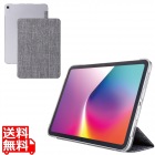 11インチiPad Air(M3/M2) フラップケース 薄型軽量 ファブリック 背面クリア