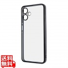 Galaxy A25 5G LS 精密設計カメラ保護衝撃BPメタ TPUソフトケース/BK