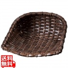 樹脂箕 茶 特大 91-051B