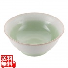 磁器 中華食器 釉彩若草 高台丼 6.5寸