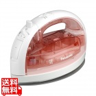 コードレススチームアイロン(クリアピンク)