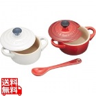 ペア・プチ・ココット(スプーン付)910385-00