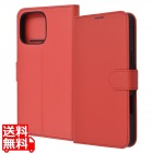 iPhone 16 Pro Max LS 耐衝撃 Mベルト シンプル 手帳型レザーC/RD