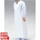 ワンタッチ胸付前掛 W-100白