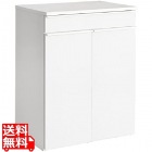 ダストボックス 分別ドロワー 45L 木目調 NotT DB-F2200 ホワイト 宮武製作所 | キャスター付き