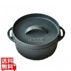 Orange オレンジ MIKAN ホーローダッチオーブン グレー (内径 約25cm 約4.9L) mkn-046