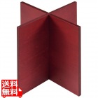 木製 組立十字スタンド 赤 200×200×200mm