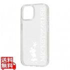 iPhone 15/14/13/耐衝撃ケース/ミッキーシルエットW