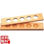 手彫物相型 五ツ取り (サクラ材)菊