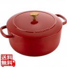 ベラモンテ ココット ラウンド 24cm ポモドーロレッド