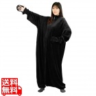 Bauhutte バウヒュッテ 着る毛布 ゲーミング ルームウェア ダメ着 ストレッチ ブラック フリーサイズ HFD-HS26-F-BK