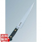 正本 ツバ付紫丹柄 筋引 24cm CT-5424