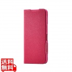 AQUOS wish5 ソフトレザーケース 薄型 磁石付 フラワーズ