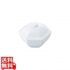 白磁 六角蓋物 中