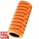 フォームローラー 筋膜ローラー 筋膜リリース フラット型 2Way(2面)仕様 ソフト面 ハード面 指圧代用器 きんまくローラー オレンジ