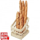 樹脂フランスパンスタンド 角型 白 大 91-107A 業務用