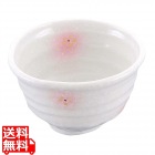 和食器コレクション ピンク白吹小花 丼 4.5寸