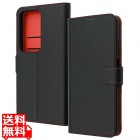 OPPO A3 5G Like STD 耐衝マグベルト S 手帳型レザーケース / BK_RD