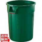 トラスト ラウンドコンテナ 1015 208L (蓋無し) グリーン