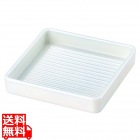 角肉皿 20cm 角 白塗