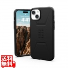 iPhone 15 Plus 2023対応耐衝撃ケース CIVILIAN MagSafe対応 ブラック 【日本正規代理店品】