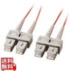 メガネ型光ファイバケーブル(マルチ50μm、SC×2-SC×2、1m)