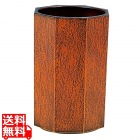 八角木目箸立て 栃天黒(ABS) 45001040