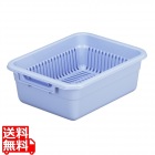 トンボアシスト水切かごセットNo.4ブルー