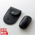 マウス/有線/3ボタン/薄型/ケーブル巻取式/ブラック