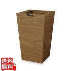 バスク ダストBOX スクエア M角 ブラウン