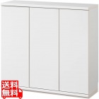 カウンター下収納 ラック 扉タイプ キャビネット 木製 ユニット収納 ホワイト 白 幅90 奥行29.6 高さ84.9cm 白井産業 PTS-8590D WH ピタシエ
