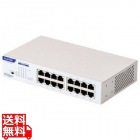 法人向けスイッチングハブ/アンマネージ/Giga/16ポート/ループ防止(ブザー鳴動)/3年保証