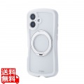 iPhone 16 Grippy ハイブリッドケース フレームカラー 極限 MAGKEEP スタンド 写真1