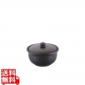 紫砂 湯碗(蓋付スープ)黒泥 写真1