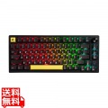 プリンストン ガスケットマウント搭載 ゲーミングメカニカルキーボード 英字キー配列(81キー) (ブラック) UP-MKGA75-A  写真1