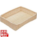 安心コート 籐製 大型カゴ OM-19-N 350×500×90 写真1