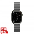 Apple Watch 49/46/45/44/42mm用 PUレザーマグネットバンド 写真1