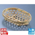 竹製 目ざる(10枚入)3497 小判23 写真1