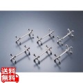 十字ナイフレスト(代用ロジウムメッキ)792/6(6pcs) 写真1