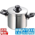 19-0 コルチナ ソースポット 20cm 業務用 ※ IH対応 IH (100V/200V)とガス火対応 写真1