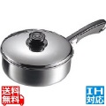 マルタマ ( MARUTAMA ) 18-0 浅型ソースパン 18cm ※ IH対応 IH (100V専用)