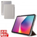 11インチiPad Air(M3/M2) フラップケース 薄型軽量 カラーエッジ 背面クリア