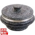 長水 石焼釜 補強付(フタ付き) YS-0220A 20cm 写真1