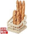 樹脂フランスパンスタンド 角型 白 小 91-108A 業務用 写真1
