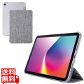 iPad mini(A17 Pro) フラップケース 薄型軽量 ファブリック 背面クリア 写真1