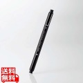 スマートフォン･タブレット用タッチペン/2WAY/導線繊維タイプ/ディスクタイプ/キャップ2個付き/ブラック