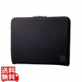 パソコンケース 14インチ 【 MacBook Air / Pro ?14インチ M2 M1 Surface Pro 9 / Laptop 5 ?15インチ 他対応 】 耐衝撃 撥水加工 スリム ファスナー式 ブラック