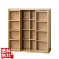 クロシオ コミックラック スライド 本棚 ナチュラル | おしゃれ 大容量 本 収納 漫画 コミック 収納 絵本 絵本棚 文庫本 写真1